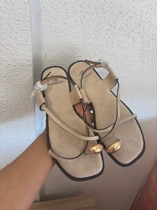 Sandalias BUONAROTTI Beige Talla 38