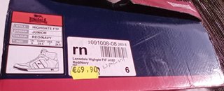 Botas Lonsdale Talla 39.5 Rojas y Azules