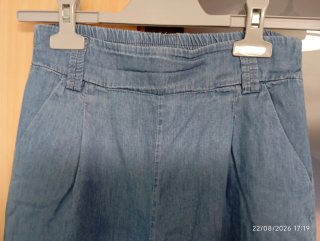 Pantalón vaquero niña 10 años ancho