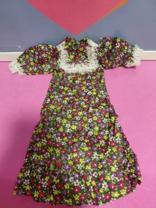 Vestido Muñeca Nancy Maxi verde