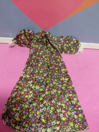 Vestido Muñeca Nancy Maxi verde