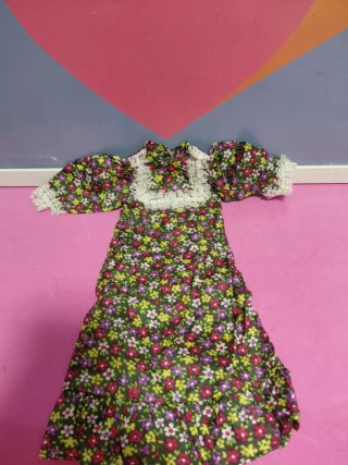 Vestido Muñeca Nancy Maxi verde