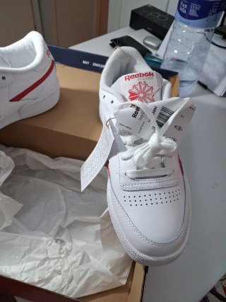 Reebok Club C Revenge Unisex Blancas/Rojas
