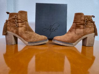Botines ALPE, Marrones, talla 37