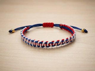 Pulsera Atlético de Madrid Roja, Blanca y Azul
