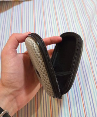 Custodia piccola con zip, camera bag