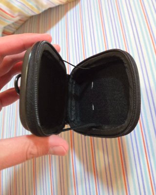 Custodia piccola con zip, camera bag