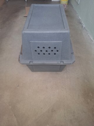 Transportín perro mediano/grande gris