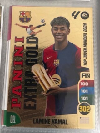 Cromo Panini Extra Gold Lamine Yamal 2024