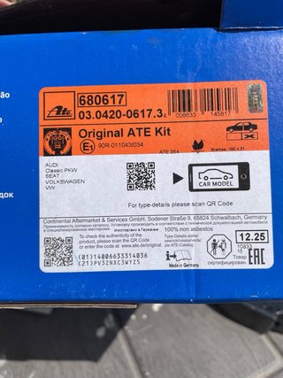 Kit de zapatas traseras seat Audi vw