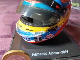Miniatura Casco Fernando Alonso 2016