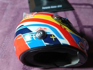 Miniatura Casco Fernando Alonso 2016