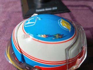 Miniatura Casco Fernando Alonso 2016