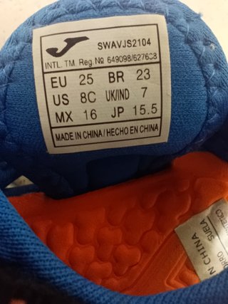 Sandalias niño Joma azul y naranja