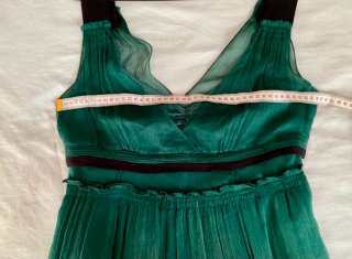 VESTIDAZO MIU MIU 100% SEDA - ¡IDEAL BODAS/EVENTOS