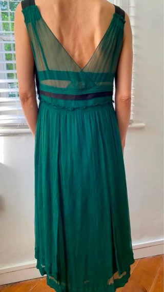 VESTIDAZO MIU MIU 100% SEDA - ¡IDEAL BODAS/EVENTOS