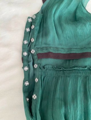 VESTIDAZO MIU MIU 100% SEDA - ¡IDEAL BODAS/EVENTOS