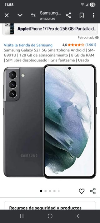 Samsung Galaxy S21 Snapdragon 888