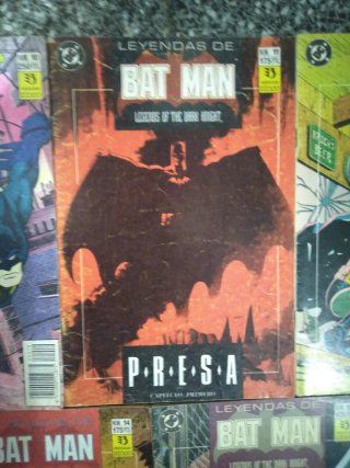 Lote cómics batman números 10,11,12,14 y 15