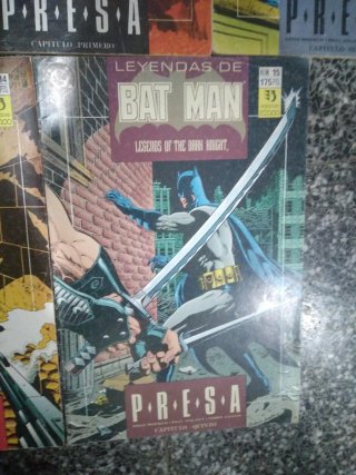 Lote cómics batman números 10,11,12,14 y 15