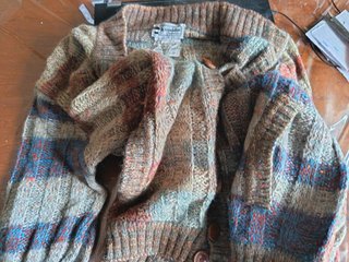 Cardigan Maglione Uomo Fantasia Righe