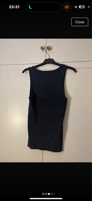 Camiseta sin mangas OYSHO gris