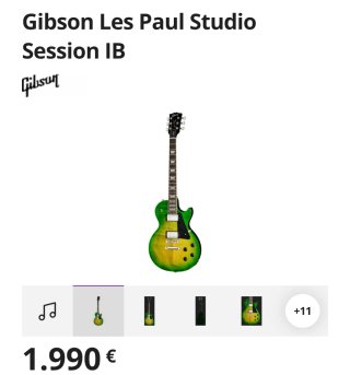 GIBSON Les Paul Studio Iguana Burst 2026