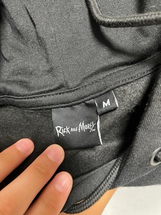 Sudadera Rick and Morty Negra
