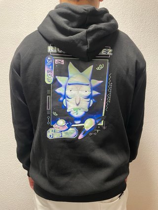Sudadera Rick and Morty Negra