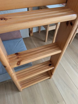 Cama Flexa semi alta infantil 80x160 pino macizo