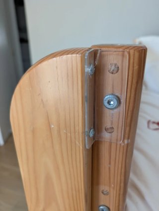 Cama Flexa semi alta infantil 80x160 pino macizo