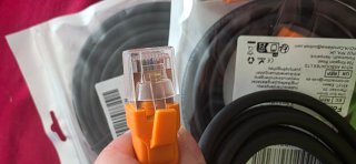 3 Cables Ethernet Cat 8 Folishine 1.5m