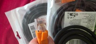 3 Cables Ethernet Cat 8 Folishine 1.5m