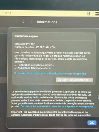 MacBook Pro 13” 2019 i7 16GB RAM 512GB SSD