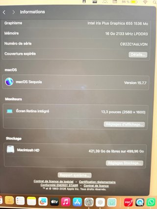 MacBook Pro 13” 2019 i7 16GB RAM 512GB SSD