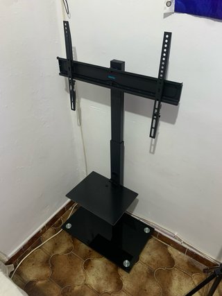 Soporte TV con ruedas y baldas