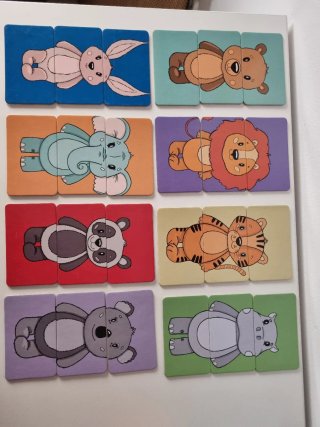 Puzle Clementoni Animals y Mix & Match