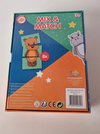 Puzle Clementoni Animals y Mix & Match