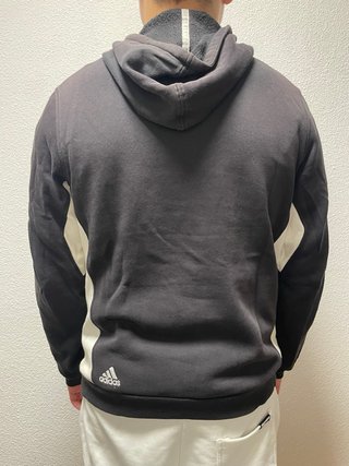 Sudadera Adidas Negra y Blanca
