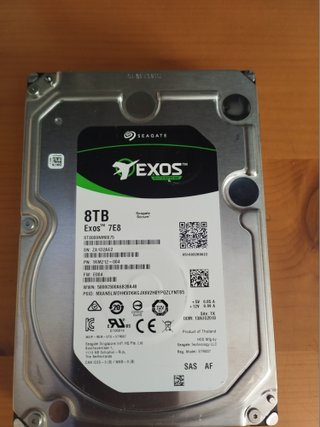 Disco Duro Seagate Exos 7E8 8TB