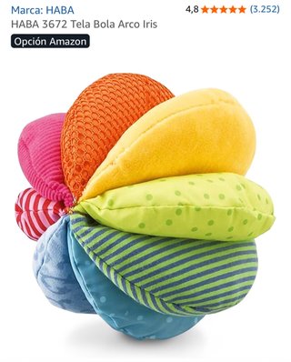 Bola HABA Arco Iris Bebé