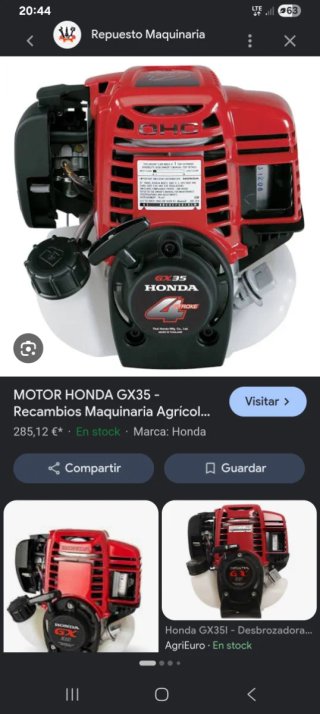 No vendo leer descripcion Motor Honda GX35