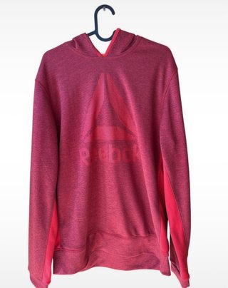 Sudadera Reebok Roja y Rosa