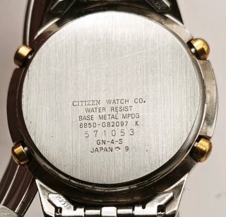 Reloj Citicen Vintage Cronógrafo Tachy TMR CAL