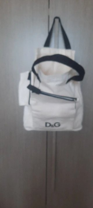 Borsa shopping D&G bianca