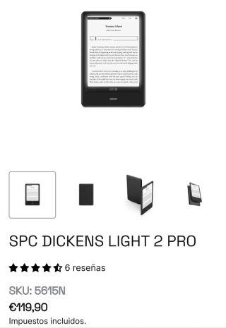 SPC Dickens Light 2 Pro E-reader
