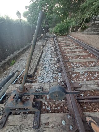 Vías de tren antiguas