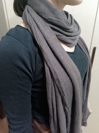 Sciarpa in Cashmere Tortora