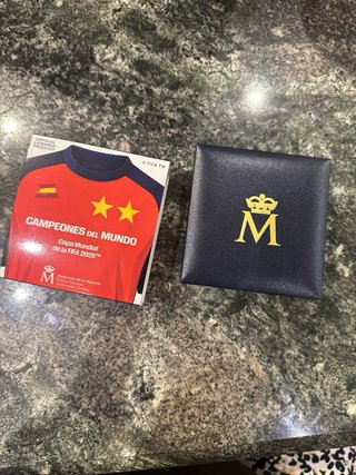 Moneda 5 Euro Mundial FIFA 2026 Campeones