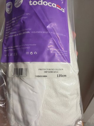 Protector Colchón NUEVO Impermeable 135cm